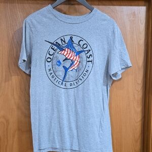 Ocean & Coast Gray Nautical Graphic Tee